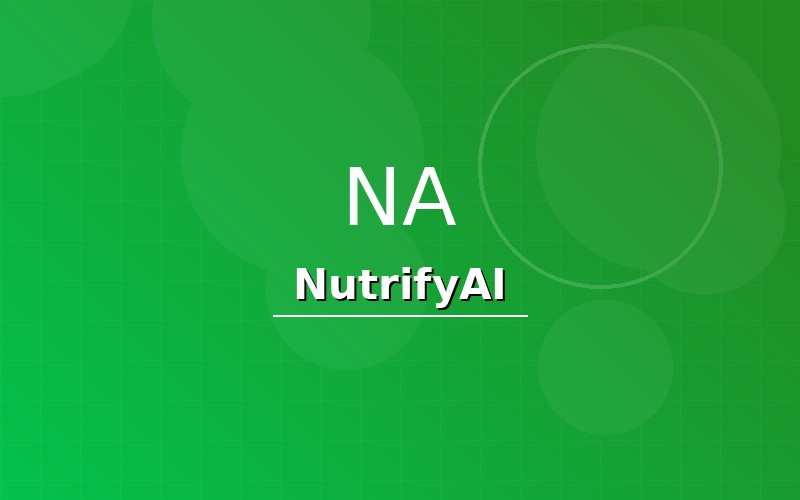NutrifyAI nutrition analysis app screenshot